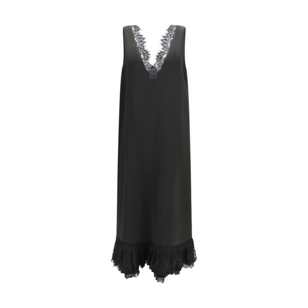 Ganni Black Acetate Casual Women's Dress